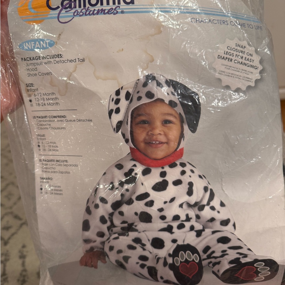 California Costumes Spotted Puppy Infant Costume